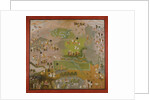 Maharana Jagat Singh Hawks for Cranes, dated 1744 by Shiva and Dayal