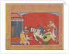 The Death of the Demoness Putana: Folio from a Bhagavata Purana Series, ca. 1610 by Unknown