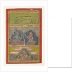 Krishna and Radha Conversing: Page from a Dispersed Gita Govinda…, 18th century by Unknown