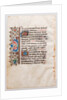 Manuscript Leaf, from a Book of Hours, 15th century by Unknown