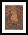Portrait of Jnanatapa Attended by Lamas and Mahasiddhas, ca. 1350 by Unknown