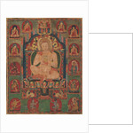 Portrait of Jnanatapa Attended by Lamas and Mahasiddhas, ca. 1350 by Unknown