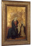 Madonna and Child with Saint Catherine of Siena and a Carthusian Donor, ca. 1411-24 by Italian
