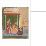 Ladies in a Pavilion… from a Dispersed Ragamala Series, ca. 1640-50 by Unknown
