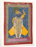 Krishna in the Form of Shri Nathji, ca. 1840 by Unknown