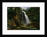 Waterfall at Mont-Dore, 1818 by Achille Etna Michallon