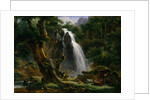 Waterfall at Mont-Dore, 1818 by Achille Etna Michallon