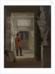 The Hall of Antiquities at Charlottenborg Palace, Copenhagen, 1830 by Adam August Müller