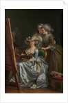 Self-Portrait with Two Pupils, Marie Gabrielle Capet and Marie Marguerite…, 1785 by Adélaïde Labille-Guiard