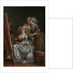 Self-Portrait with Two Pupils, Marie Gabrielle Capet and Marie Marguerite…, 1785 by Adélaïde Labille-Guiard