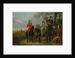 Equestrian Portrait of Cornelis and Michiel Pompe van Meerdervoort…, ca. 1652-53 by Aelbert Cuyp