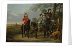 Equestrian Portrait of Cornelis and Michiel Pompe van Meerdervoort…, ca. 1652-53 by Aelbert Cuyp