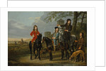 Equestrian Portrait of Cornelis and Michiel Pompe van Meerdervoort…, ca. 1652-53 by Aelbert Cuyp