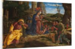 The Adoration of the Shepherds, shortly after 1450 by Andrea Mantegna