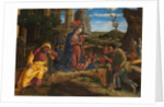 The Adoration of the Shepherds, shortly after 1450 by Andrea Mantegna