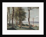Honfleur: Calvary, ca. 1830 by Jean-Baptiste-Camille Corot