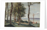 Honfleur: Calvary, ca. 1830 by Jean-Baptiste-Camille Corot