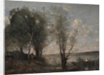 Boatman among the Reeds, ca. 1865 by Jean-Baptiste-Camille Corot