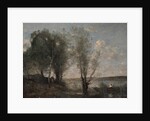 Boatman among the Reeds, ca. 1865 by Jean-Baptiste-Camille Corot