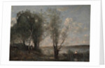 Boatman among the Reeds, ca. 1865 by Jean-Baptiste-Camille Corot