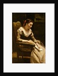 The Letter, ca. 1865 by Jean-Baptiste-Camille Corot