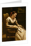 The Letter, ca. 1865 by Jean-Baptiste-Camille Corot