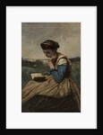 A Woman Reading, 1869 and 1870 by Jean-Baptiste-Camille Corot