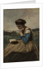 A Woman Reading, 1869 and 1870 by Jean-Baptiste-Camille Corot