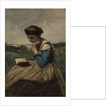 A Woman Reading, 1869 and 1870 by Jean-Baptiste-Camille Corot