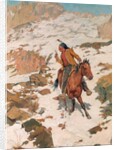 In Hot Pursuit, After 1900 by Charles Schreyvogel