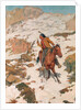 In Hot Pursuit, After 1900 by Charles Schreyvogel