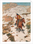 In Hot Pursuit, After 1900 by Charles Schreyvogel