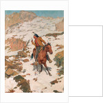 In Hot Pursuit, After 1900 by Charles Schreyvogel