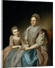 Mrs. Samuel Mifflin and Her Granddaughter Rebecca Mifflin Francis, 1777-80 by Charles Willson Peale