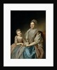 Mrs. Samuel Mifflin and Her Granddaughter Rebecca Mifflin Francis, 1777-80 by Charles Willson Peale