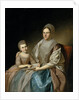 Mrs. Samuel Mifflin and Her Granddaughter Rebecca Mifflin Francis, 1777-80 by Charles Willson Peale