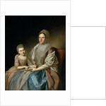 Mrs. Samuel Mifflin and Her Granddaughter Rebecca Mifflin Francis, 1777-80 by Charles Willson Peale