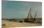 Boats on the Seacoast at Étaples, 1871 by Charles Francois Daubigny