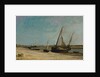 Boats on the Seacoast at Étaples, 1871 by Charles Francois Daubigny
