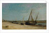 Boats on the Seacoast at Étaples, 1871 by Charles Francois Daubigny