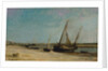 Boats on the Seacoast at Étaples, 1871 by Charles Francois Daubigny