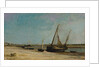 Boats on the Seacoast at Étaples, 1871 by Charles Francois Daubigny