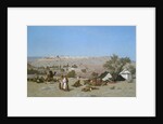 Jerusalem from the Mount of Olives, by 1880 by Charles Théodore Frère