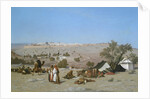 Jerusalem from the Mount of Olives, by 1880 by Charles Théodore Frère