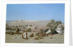 Jerusalem from the Mount of Olives, by 1880 by Charles Théodore Frère
