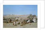 Jerusalem from the Mount of Olives, by 1880 by Charles Théodore Frère
