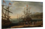 The Trojan Women Setting Fire to Their Fleet, ca. 1643 by Claude Lorrain