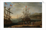 The Trojan Women Setting Fire to Their Fleet, ca. 1643 by Claude Lorrain
