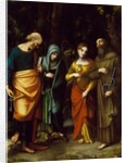 Saints Peter, Martha, Mary Magdalen, and Leonard, ca. 1515 by Correggio