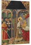Panel with the Angel Appearing to Zacharias…, 1464-1507 by Domingo Ram